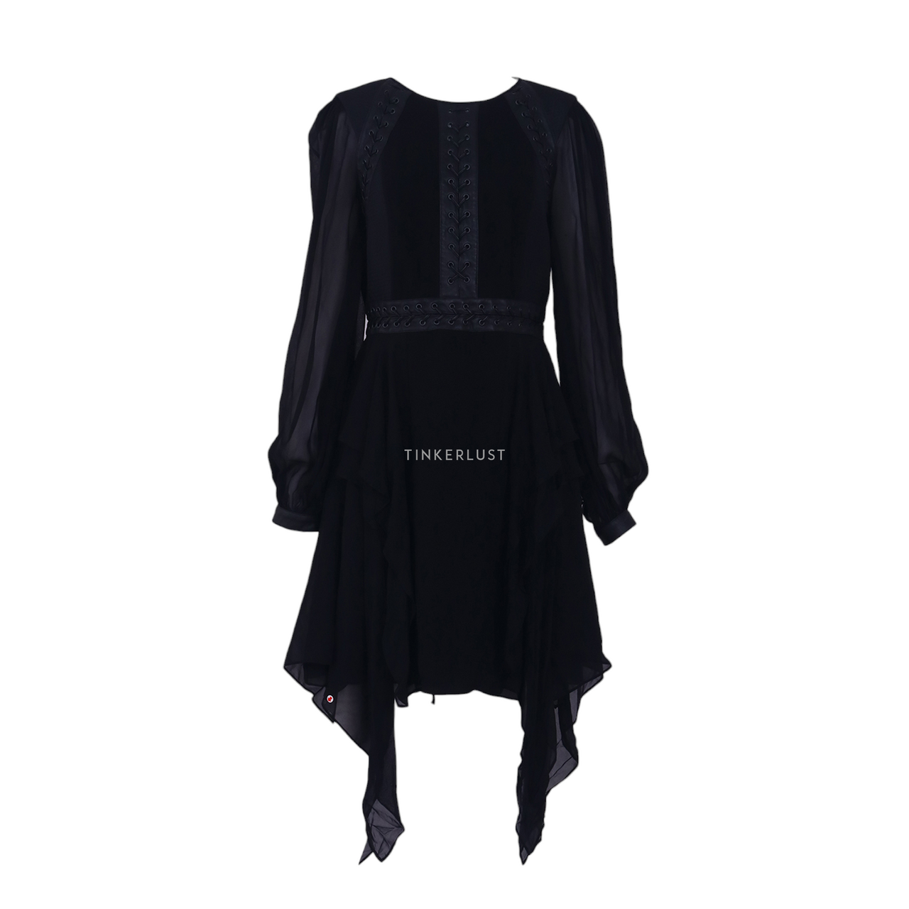 pakaian dress midi dress BCBG Max Azria Runway Isidora Black Midi